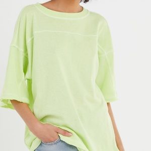 Out from Under oversized neon tee brand new!